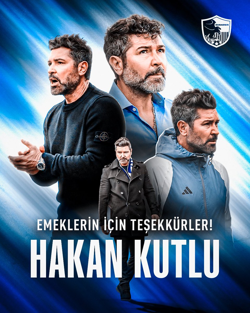 2.5 sezon birlikte mücadele ettiğimiz, zor süreçlerde omuz omuza kulübümüzün başarısı için çalıştığımız hocamız Hakan Kutlu’ya yeni kariyerinde başarılar diliyoruz. 

Erzurumsporumuza hizmetleri hiç bir zaman unutulmayacak değerli hocamıza ve ekibine kulübümüze katkıları için