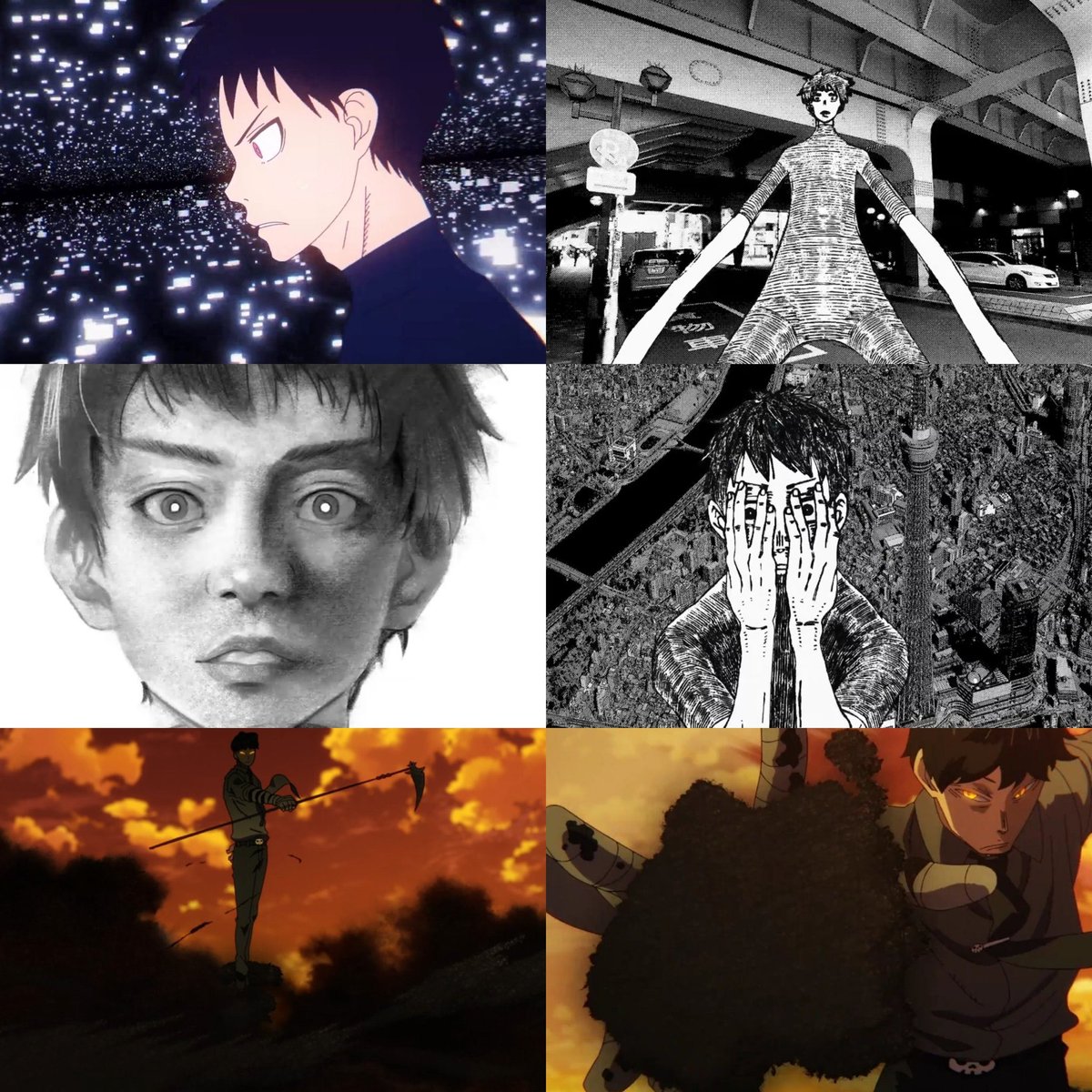 #Fireforce  #炎炎ノ消防隊 

أنطباع ، S3 E12

ما رأيته جنون مطلق لا أستطيع وصّفه حرفياً ولا أفهمه ببساطة ، شيء فيه غرابة و خيال إلى أبعد الحدود ،

لماذا ظهر الناس و الأشياء الأخرى قبل الكارثة العظمى بشكل حقيقي مِن عالمنا الواقعيّ، مدينة طوكيو و السكان حقيقيين !؟ 

ارتباط شينرا