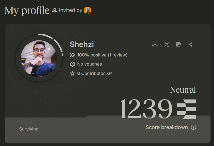 Just joined the Ethos train late as usual 🚂😅
Finally part of the fam and excited to leave reviews for everyone — especially those I’ve known for a while in this space.
Would love to get some reviews from you all too 🫶
Let’s build that on-chain rep together 💼✨

#Ethos