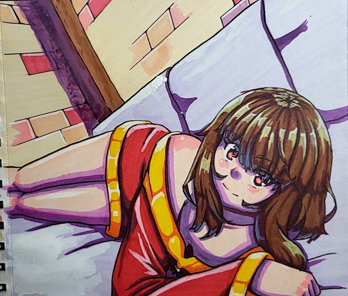 Eve9Dex's tweet image. 🔥❤️
Annual Megumin drawing
#このすば #Konosuba