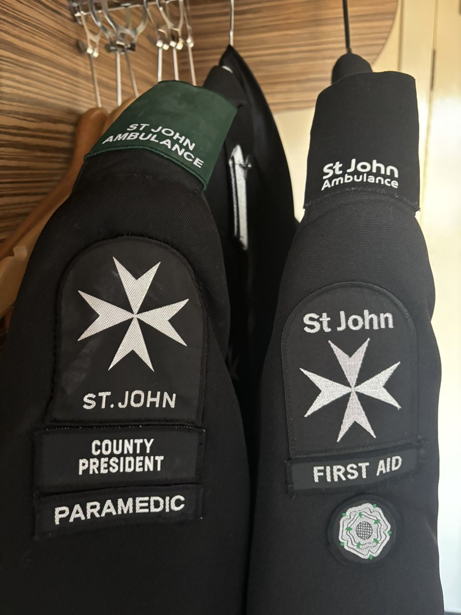 A slightly warm <a href="/stjohnambulance/">St John Ambulance England</a> St. John day 2025. A first for my eldest as an adult volunteer.