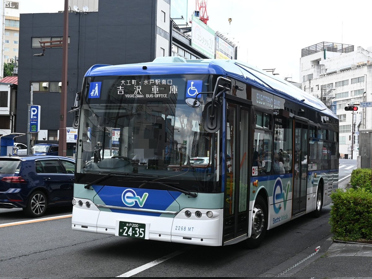 関東鉄道
2268MT
水戸医療センター→大工町→水戸駅南口→吉沢車庫
水戸駅北口にて