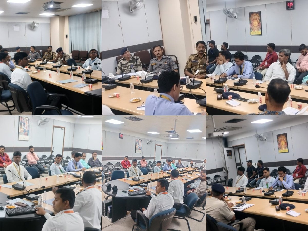 aaigayaairport's tweet image. AAI गया एयरपोर्ट पर विमान दुर्घटना से जुड़ी Full Scale Emergency Exercise के अंतर्गत Table Top Exercise को सभी स्टेकहोल्डर्स के साथ सफलतापूर्वक आयोजित किया गया।
सुरक्षा हमारी प्राथमिकता है।
#AAI #EmergencyExercise #AFS  #GayaAirport #SafetyFirst
@AAI_Official @aairhqer