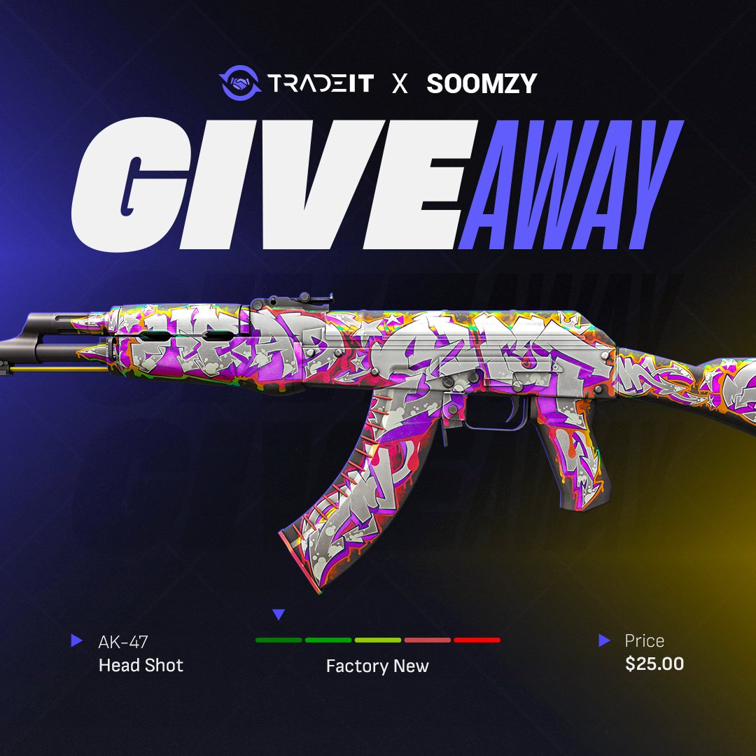 💰 25$ GIVEAWAY

✅ Follow Me &amp; <a href="/tradeit_gg/">Tradeit</a> 
✅ Retweet
✅ Tag A Friend

⏰ Rolling In 7 Days!