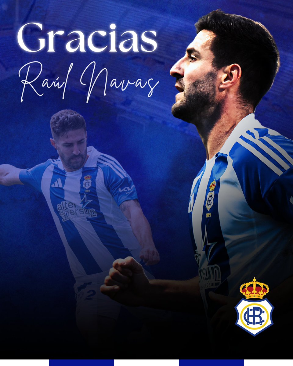 La etapa de Raúl Navas como jugador del Recreativo de Huelva llega a su fin.

El club le agradece estas dos temporadas en el Decano, y le desea la mayor de las suertes en el futuro.