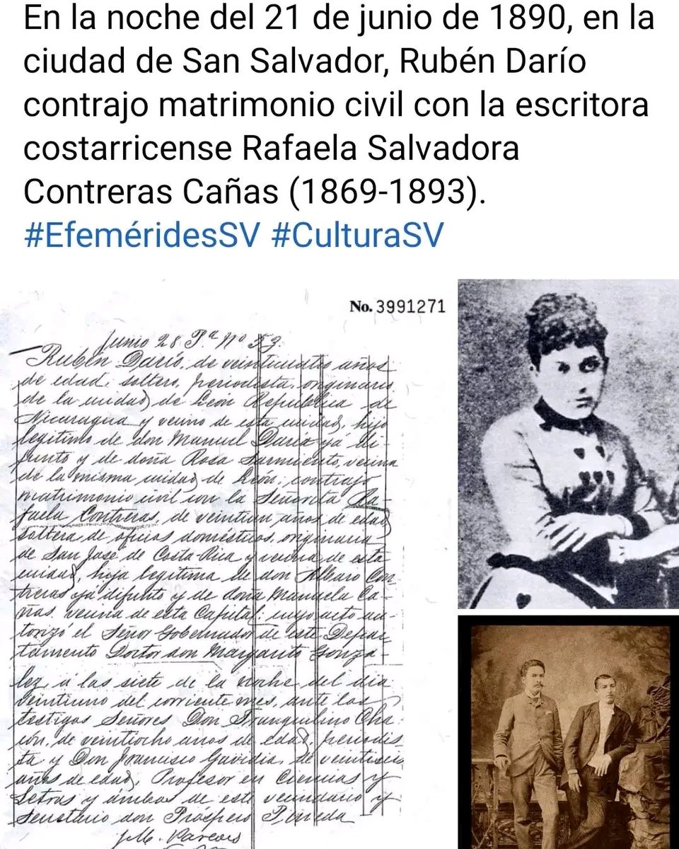 Un día como hoy, HACE 135 AÑOS. <a href="/EfemeridesSV/">C. C. Dinarte profesor</a> <a href="/historia_ca/">Historia de Centroamérica</a>