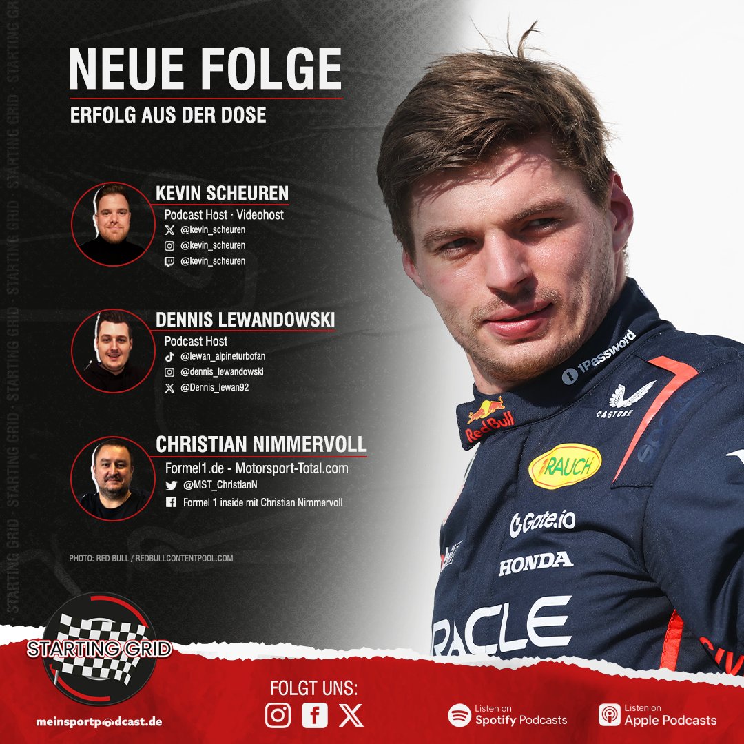 Starting Grid - Podcast (@startinggrid_f1) on Twitter photo Erfolg aus der Dose 🥫
Seit 11 Jahren ist der #RedBullRing zurück im #F1-Kalender und beliebter denn je.
<a href="/kevin_scheuren/">Kevin Scheuren</a>, <a href="/dennis_lewan92/">DLewandowski</a> und <a href="/MST_ChristianN/">Christian Nimmervoll</a>, über den #AustrianGP, das Erbe von Mateschitz & den Titel „Best of the Rest“.
🔗: linktr.ee/startinggrid_f1 Erfolg aus der Dose 🥫
Seit 11 Jahren ist der #RedBullRing zurück im #F1-Kalender und beliebter denn je.
<a href="/kevin_scheuren/">Kevin Scheuren</a>, <a href="/dennis_lewan92/">DLewandowski</a> und <a href="/MST_ChristianN/">Christian Nimmervoll</a>, über den #AustrianGP, das Erbe von Mateschitz & den Titel „Best of the Rest“.
🔗: linktr.ee/startinggrid_f1