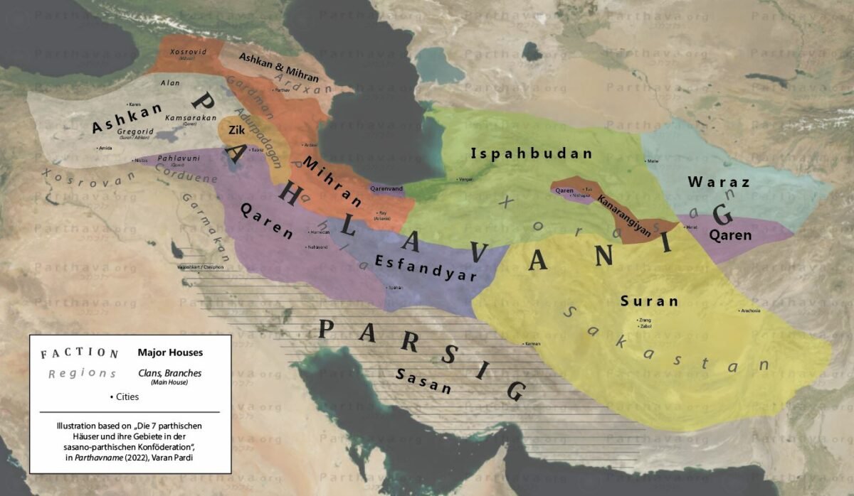 milan_zilan's tweet image. 'The Seven Parthian Houses', map by Varan PARDI.
Do check out his site that's incredibly informative about the Parthians!
parthava.org/2022/07/19/the…