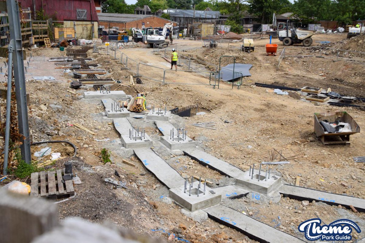 ThemeParkGuide's tweet image. Groundworks and footings for the rollercoaster are now well underway, and the layout of the ride is starting to take shape.
themeparkguide.co.uk/news-page/Paw-…
#Chessington #PawPatrol