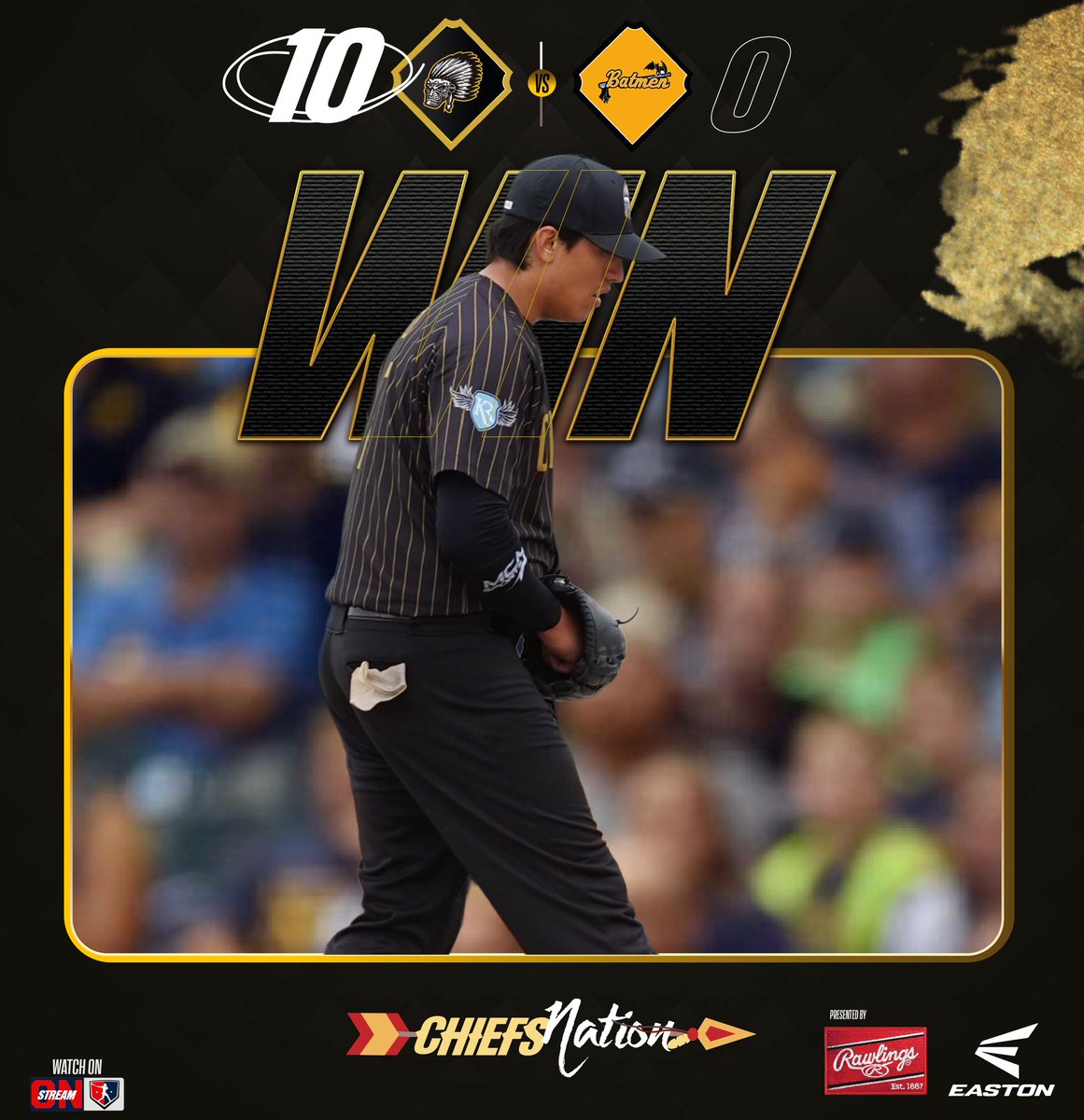 Blair Setford (@blairjs17) on Twitter photo #ChiefsChallenge Fri 6pm
<a href="/HUchiefs/">Hill United Chiefs</a> 10
<a href="/torontobatmen/">Toronto Batmen</a> 0
WP Marco Diaz - no hitter
LP Dustin Veenhof, relief Owen Torrie
Northeast Drillers 12
<a href="/OhswekenRedmen/">Ohsweken Redmen</a> 0
WP Yan Gonzalez - 1 hitter
LP Steve Normand, relief Mike Roote #ChiefsChallenge Fri 6pm
<a href="/HUchiefs/">Hill United Chiefs</a> 10
<a href="/torontobatmen/">Toronto Batmen</a> 0
WP Marco Diaz - no hitter
LP Dustin Veenhof, relief Owen Torrie
Northeast Drillers 12
<a href="/OhswekenRedmen/">Ohsweken Redmen</a> 0
WP Yan Gonzalez - 1 hitter
LP Steve Normand, relief Mike Roote