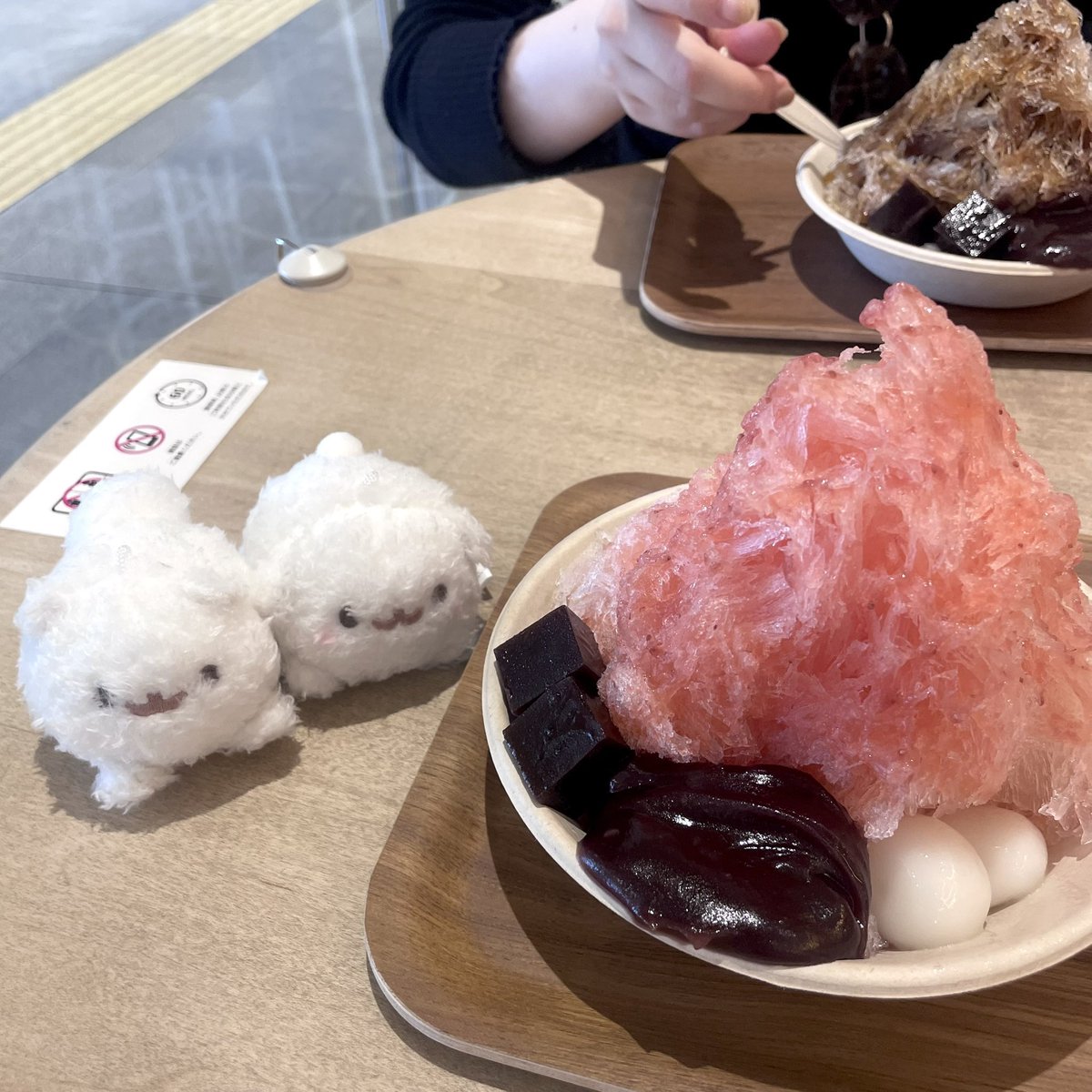 mmm_3oo's tweet photo. 今年初かき氷♡ https://t.co/8yZZrapkuZ