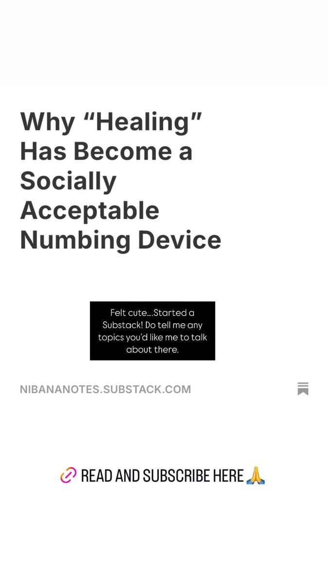 Kapsg's tweet image. nibananotes.substack.com - started new Substack to talk about all things self-awareness, conscious relating, self-discovery!