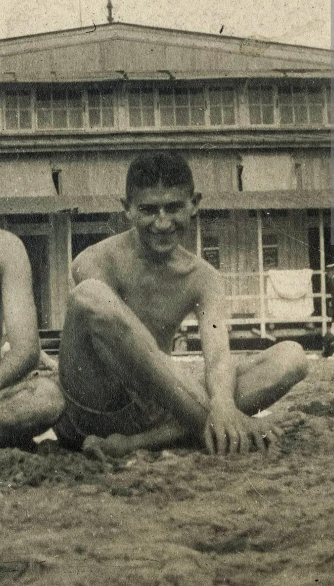I am called "The man in the swimming trunks".

Franz Kafka, 1912.