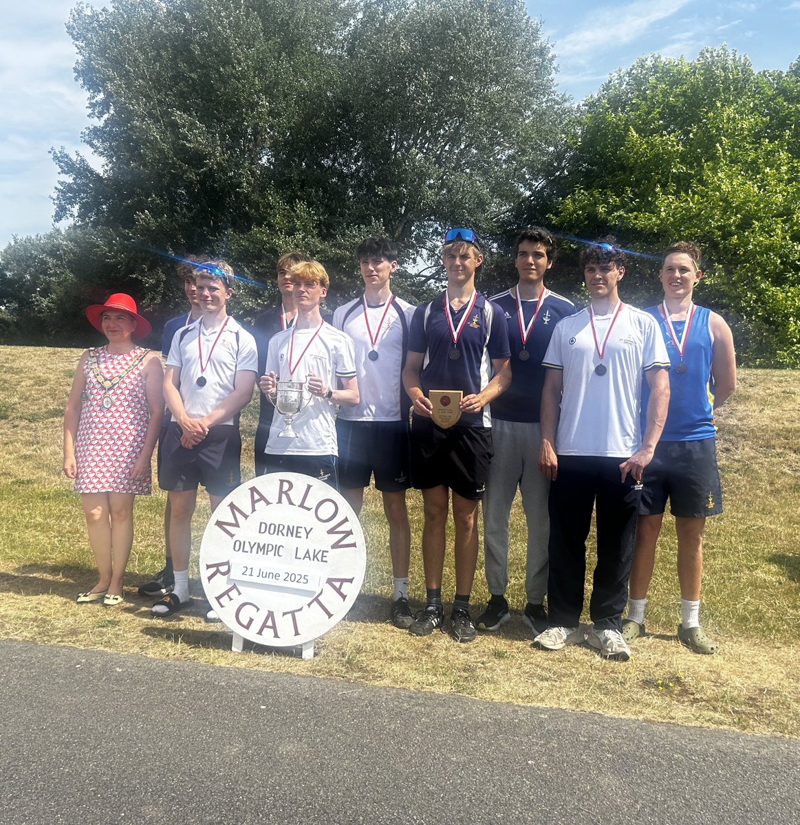 Marlow Regatta at Dorney Lake (@marlowregatta) on Twitter photo Congratulations to <a href="/TeddiesRowing/">TeddiesRowing</a> who have collected the first medals of the day for Junior 2nd 8+ thanks to the Mayor of Marlow for making the presentation <a href="/MarlowTC/">Marlow Town Council</a> Congratulations to <a href="/TeddiesRowing/">TeddiesRowing</a> who have collected the first medals of the day for Junior 2nd 8+ thanks to the Mayor of Marlow for making the presentation <a href="/MarlowTC/">Marlow Town Council</a>