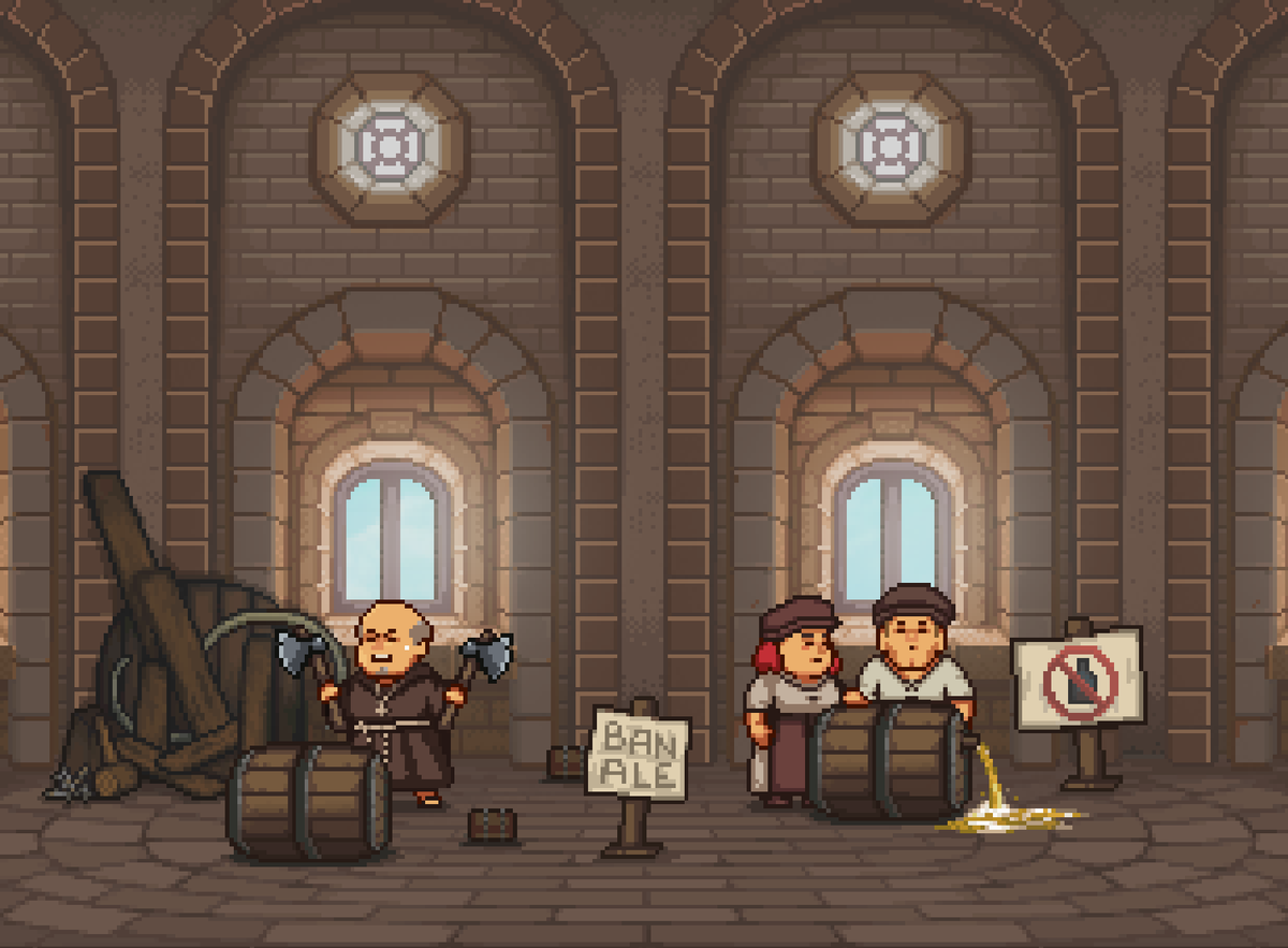 With the brand new World Events in Ale Abbey, some of the tasks your brewers will be called to undertake might feel a bit like "horror" stories😨 Fret not🙌 All setbacks are fleeting, but ale is eternal!🍻⛪
#indiegame #tycoon #screenshotsaturday