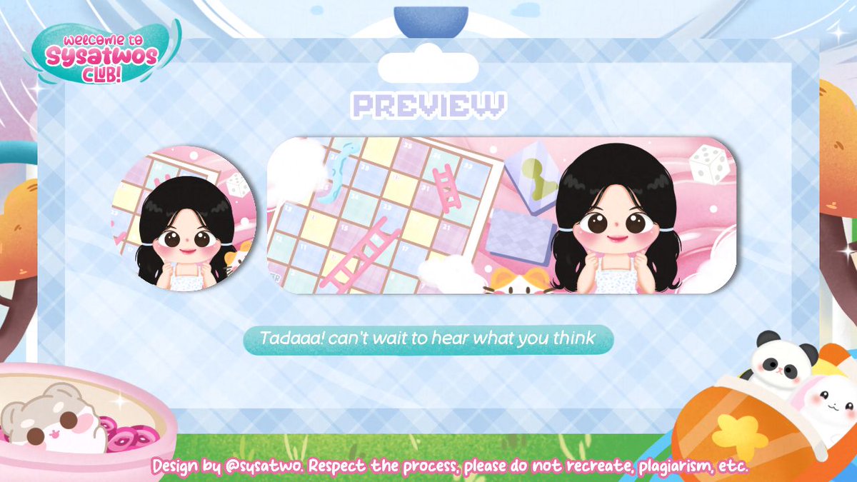 sysatwos's tweet image. 𝘩𝘦𝘭𝘱 𝘳𝘦𝘱𝘰𝘴𝘵 𝘺𝘢𝘢, 𝘯𝘢𝘯𝘵𝘪 𝘬𝘶𝘤𝘪𝘯𝘨 𝘯𝘺𝘢 𝘯𝘺𝘦𝘯𝘨𝘪𝘳 😼

katalog baru aku udah kelar! ga sabar mau opennn 😭🎲 
kalau berkenan, boleh tolong ospekin yaa~ siapa tau ada kesamaan sama BA lain,
bisa langsung dm aku baik-baik, terimakasihh! 🐢

#zonauang