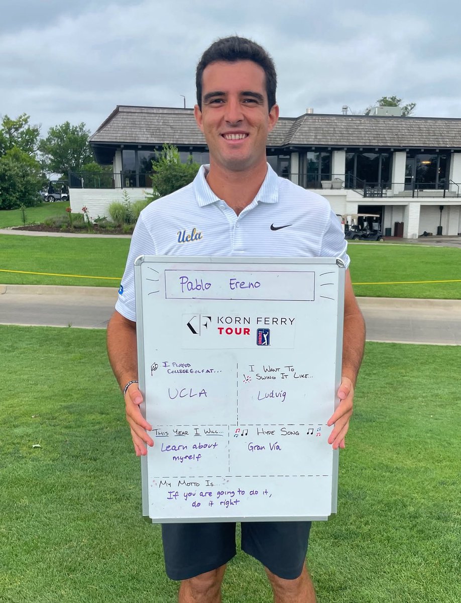 🙌Está semana hemos vivido el debut de Pablo Ereño como jugador profesional, y lo ha hecho en el Wichita Open del Korn Ferry Tour.

👉Pese a fallar el corte, el madrileño ya empieza a acumular experiencia para su nueva etapa. ¡Suerte! #CanteraFGM