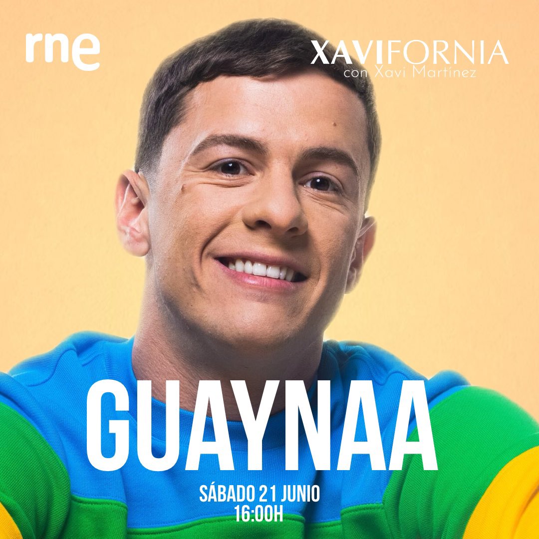 Xavi Martínez (@xavimartinez) on Twitter photo Nuestros invitados de hoy en <a href="/Xavifornia/">XAVIFORNIA</a>. Lujazo. 🌟 De 16:00h a 20:00h en <a href="/rne/">Radio Nacional</a> ❤️ Os leemos en directo con #XaviforniaRNE 👉🏼 rtve.es/play/radio/ Nuestros invitados de hoy en <a href="/Xavifornia/">XAVIFORNIA</a>. Lujazo. 🌟 De 16:00h a 20:00h en <a href="/rne/">Radio Nacional</a> ❤️ Os leemos en directo con #XaviforniaRNE 👉🏼 rtve.es/play/radio/