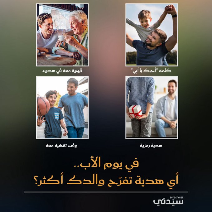 في يوم الأب... أي من هذه الطرق تفضل للتعبير عن حبك لوالدك؟ 