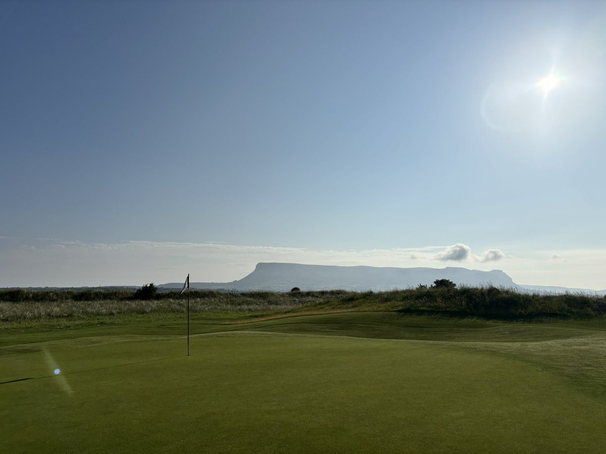 The sun is shining and the team added new flag sticks for the big day. Congratulations Robert on both today and a great year as Captain of <a href="/CountySligoGC/">The County Sligo Golf Club</a>.