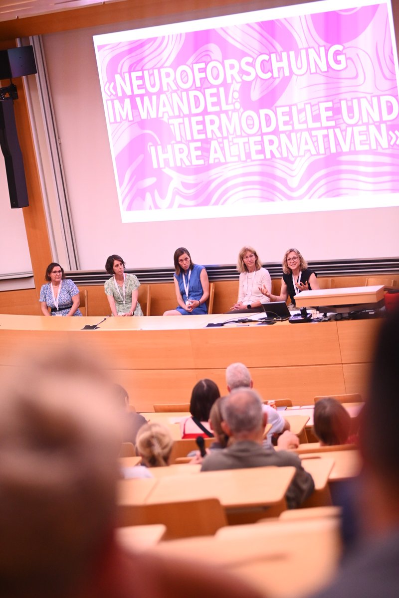 Swiss3RCC's tweet image. 💬 Abschluss mit Tiefgang:
Auf dem Podium diskutierten Expert:innen gemeinsam mit dem Publikum über Chancen und Herausforderungen der Neuroforschung – von wissenschaftlicher Relevanz über Tierethik bis zur Kommunikation mit der Gesellschaft.
#3Rs #Dialog