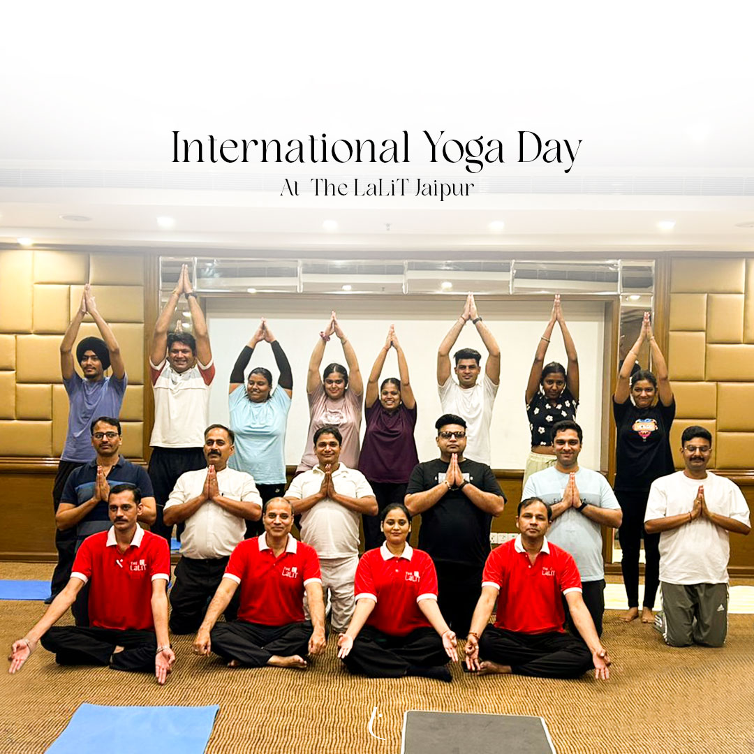On this International Yoga Day, The LaLiT Suri Hospitality Group embraced the spirit of mindfulness and well-being across all our properties.

From grounding breaths to graceful postures, our teams united in celebrating the power of balance and inner peace. #InternationalYogaDay
