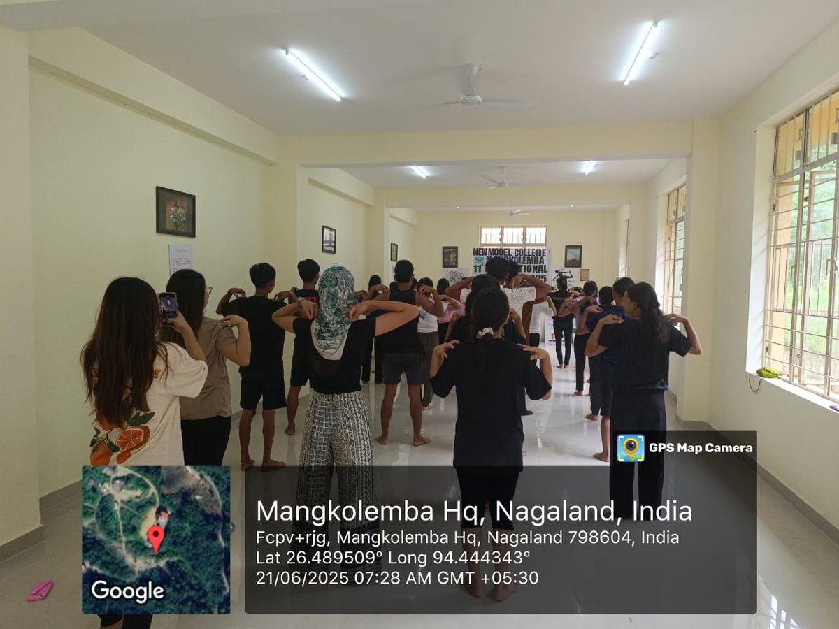 BJP4Nagaland's tweet photo. The Bharatiya Janata Party Mangkolemba (org) District celebrated the 11th International Yoga Day.

#YogaDay 

@BJP4India @JPNadda @blsanthosh @anilkantony @YepthomiBen @YanthungoPatton @abhaygiribjp https://t.co/mCjlcppPYX