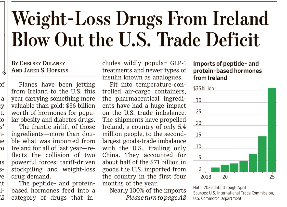 This story is on the front page of Saturday’s print edition of the Wall Street Journal.