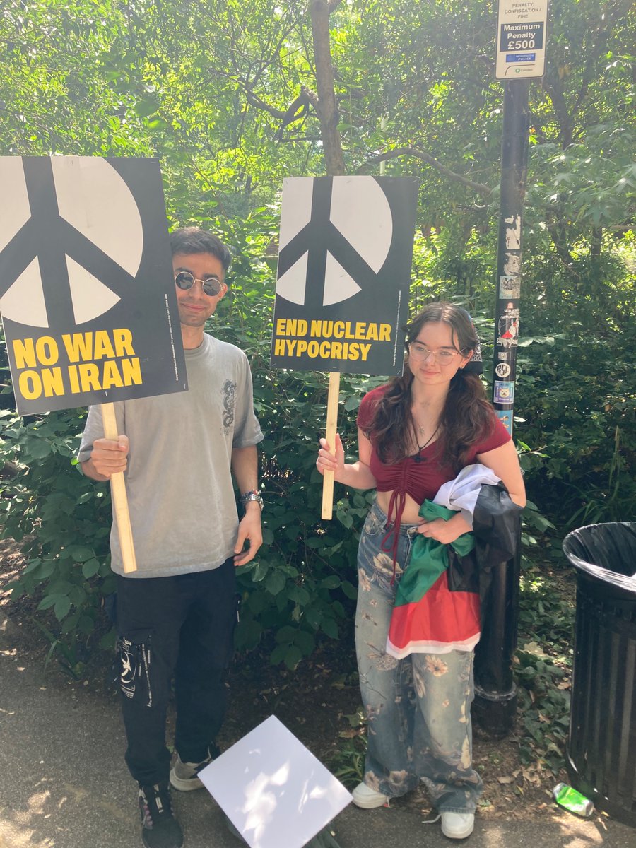 We’re getting ready to march through London demanding NO WAR ON IRAN. Keir Starmer, David Lammy - are you listening?! #NoWarOnIran