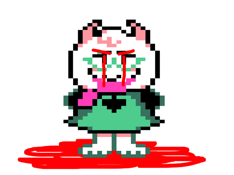 NewSMB9's tweet photo. TW: // R*LSEI, BL*D, J*B
/
/
/
why ralsei is evil. a 🧵0/5 https://t.co/Dp2z0n0Psp