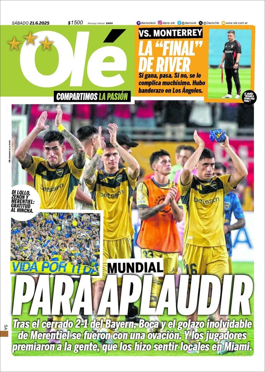 Diario Olé tweet media