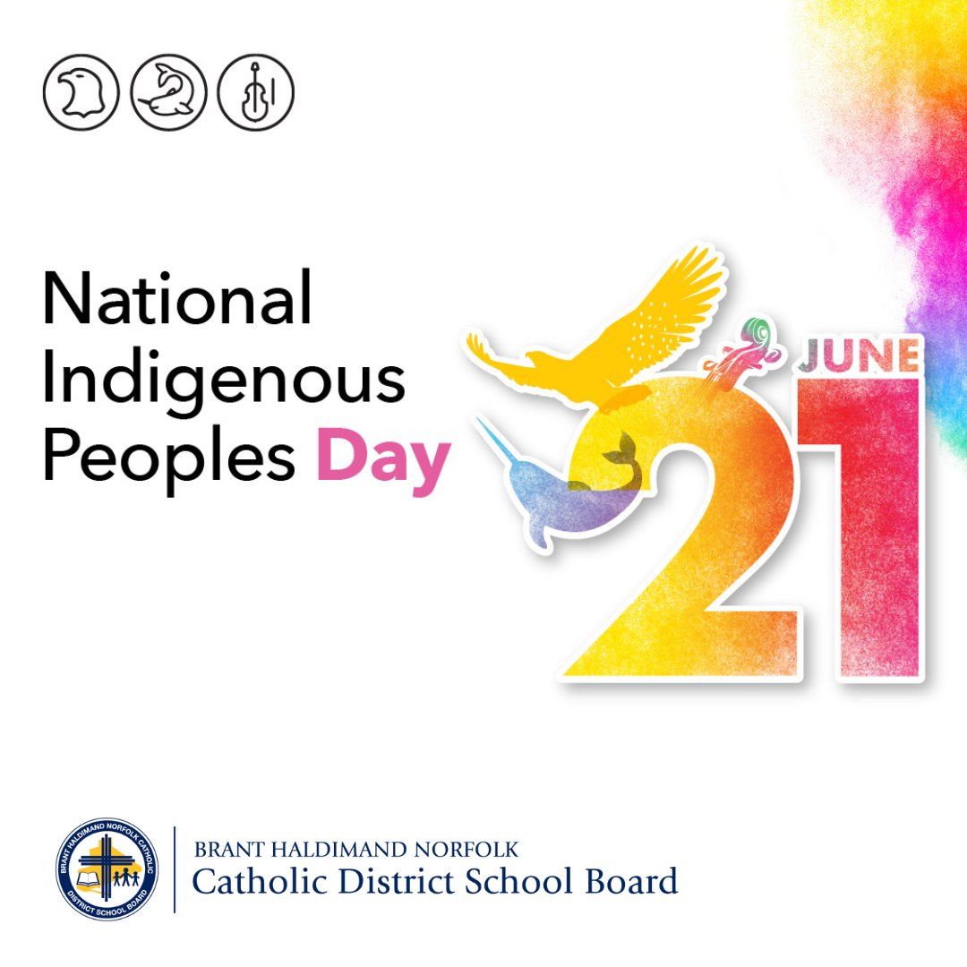 Today, #NationalIndigenousDay, is a day for all Canadians to recognize and celebrate the diverse identities and traditions, the ways of knowing and living, and the contributions and struggles of First Nations, Métis, and Inuit. #Heritage #Reconciliation #IndigenousEducation