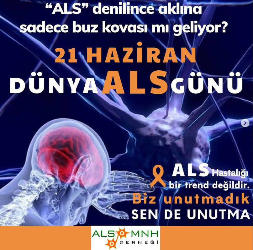 21 Haziran Dünya ALS Farkındalık Günü. İnsanlara bu trajik hastalığı tanıtmak ve derneğimize destek olmak için lütfen çevrenizle paylaşın.
ALS-MNH Derneğine bağış yapmak için
fonzip.com/als/bagis#/
<a href="/alsmnhturkiye/">ALS-MNH DERNEĞİ</a> #21hazirandünyaalsfarkindalikgünü #alshastalığı #alsyesesver