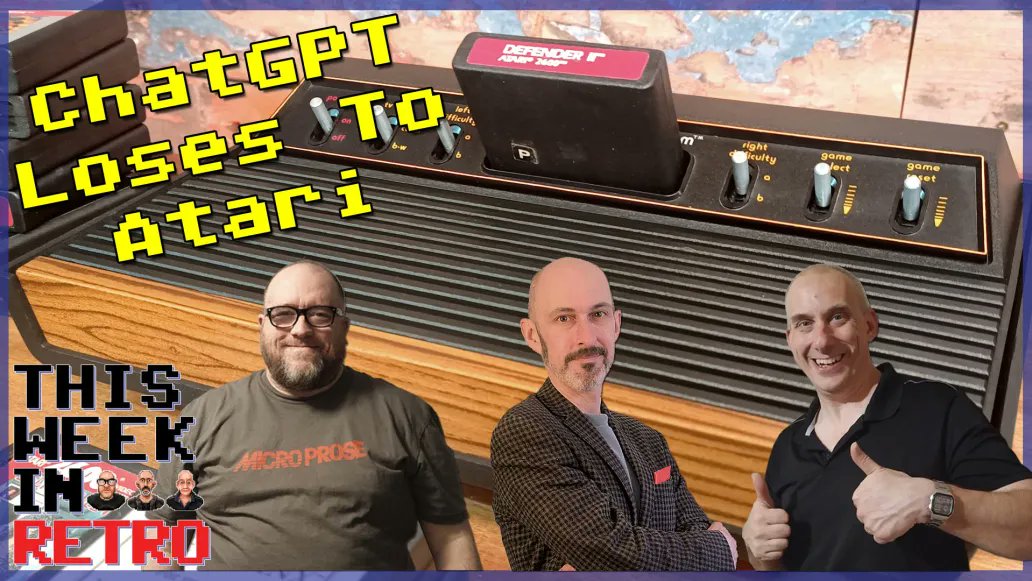 This SaTWiRday: ChatGPT makes excuses, Wing Commander gets updated and there's an Atari Earthquake, but why has Chris forbidden the term "Fake Australian"? And your top Atari ST memories on this week's show.
youtu.be/0erTSO9qR9c
