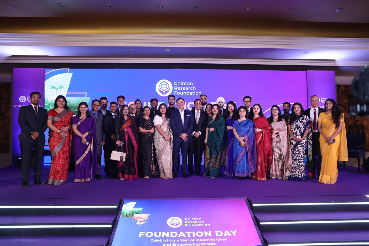 🎉 19th June – First Foundation Day of <a href="/ChintanResearch/">CRF India</a> Foundation (CRF) 
It was an honour and a privilege to lead the CRF team in organising the most important milestone in our journey – the day it all began.
#CRF