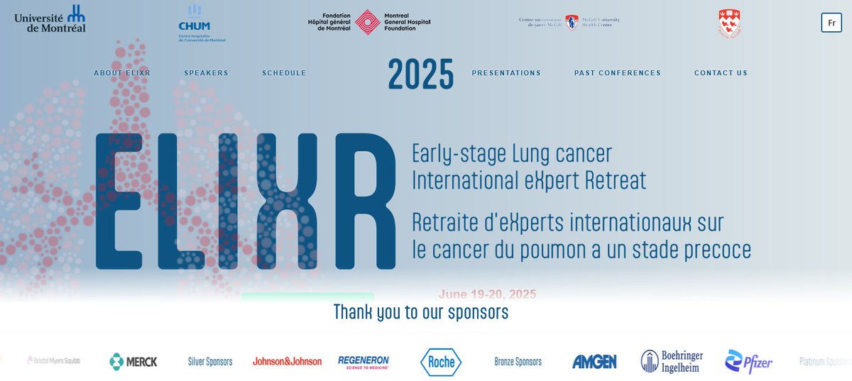 Henning Willers, MD, FASTRO (@henningwillers) on Twitter photo #ELIXR25 Early-Stage #LungCancer Conference in beautiful #Montreal🇨🇦organized by <a href="/DoctorJSpicer/">Jonathan Spicer MD PhD</a> <a href="/mcgillu/">McGill University</a> & Team was multiD, interactive, high quality science, with patient input = Great Success👏🙏
#radonc needs to participate in early-stage #lungcancer management/conferences: #ELIXR25 Early-Stage #LungCancer Conference in beautiful #Montreal🇨🇦organized by <a href="/DoctorJSpicer/">Jonathan Spicer MD PhD</a> <a href="/mcgillu/">McGill University</a> & Team was multiD, interactive, high quality science, with patient input = Great Success👏🙏
#radonc needs to participate in early-stage #lungcancer management/conferences: