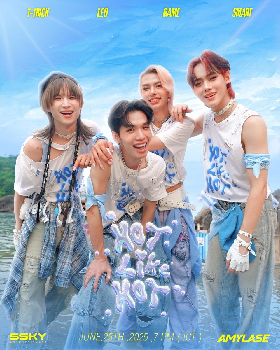 • A M Y L A S E •

AMYLASE | HOT LIKE HOT 🌊✨️
CONCEPT PHOTO

OFFICIAL TEASER
JUNE 23TH,2025 | 6 PM

OFFICIAL MV 
JUNE 25TH,2025 | 7 PM

#HotLikeHot_AMYLASE
#HotLikeHot #AMYLASE
#SSkyEnt #TPOP