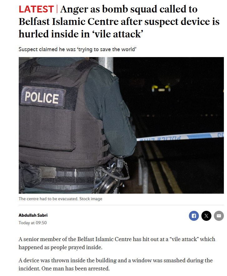 PPR (@ppr_org) on Twitter photo A hate-filled attack which would have had the most unimaginable consequences was prevented by the bravery of one passer by.
Standing together we are strong. ✊
Take a stand against racism with <a href="/UnitedARacism/">United Against Racism</a> today at Belfast City Hall 1:30pm. A hate-filled attack which would have had the most unimaginable consequences was prevented by the bravery of one passer by.
Standing together we are strong. ✊
Take a stand against racism with <a href="/UnitedARacism/">United Against Racism</a> today at Belfast City Hall 1:30pm.