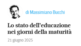 Massi Bucchi (@massibucchi) on Twitter photo "Lo stato dell'educazione nei giorni della maturità" il mio commento sul <a href="/Corriere/">Corriere della Sera</a> corriere.it/opinioni/25_gi… "Lo stato dell'educazione nei giorni della maturità" il mio commento sul <a href="/Corriere/">Corriere della Sera</a> corriere.it/opinioni/25_gi…