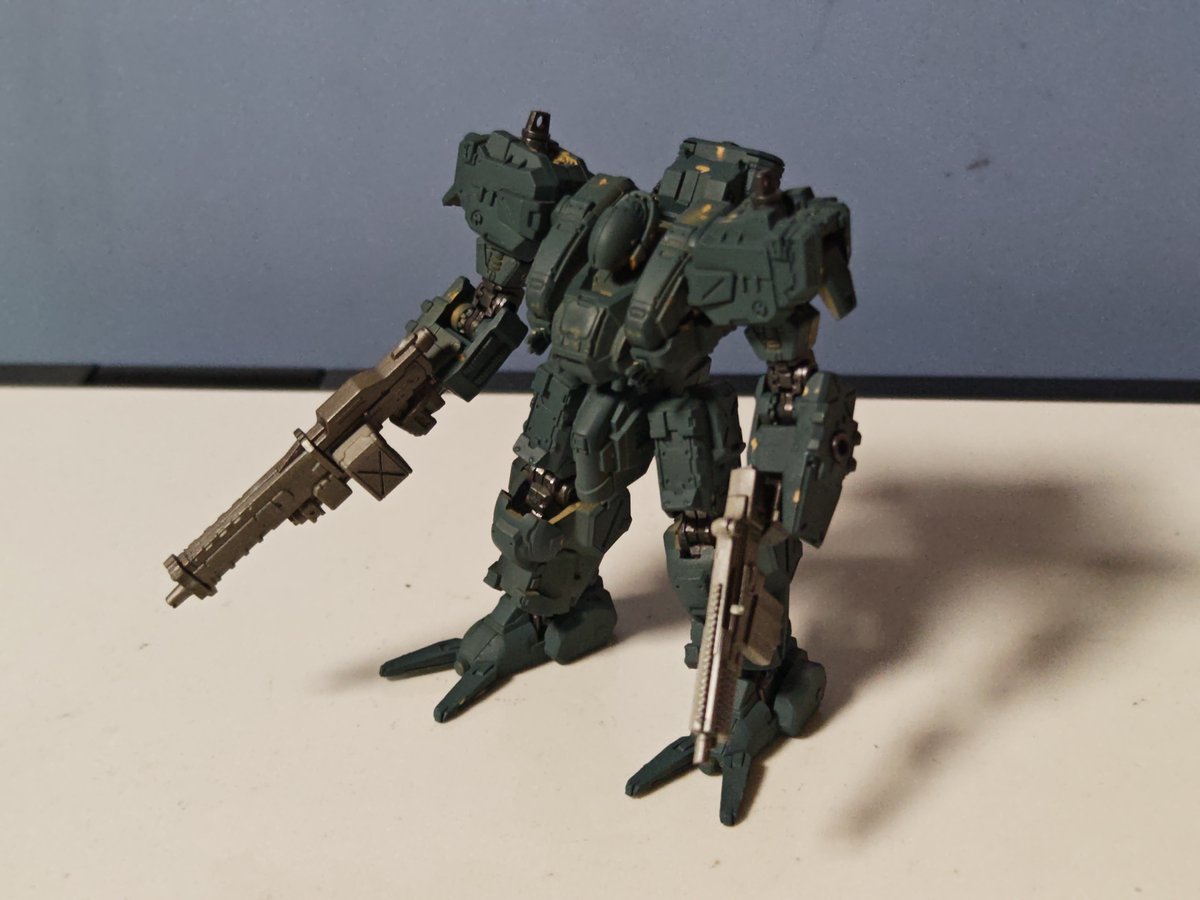 ジェイドメタルライマン・ゼニスを組み上げ^^b
OCU主力機にして1st主人公機ですね＞＜ｂ
一応アサルト仕様のイメージです＠＠

#フロントミッション
#ストラクチャーアーツ