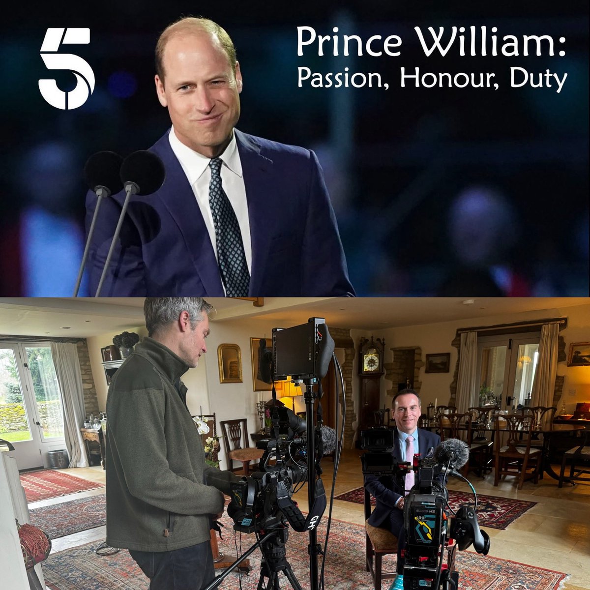 📺 Tonight at 9 PM on Channel 5!
Catch Prince William: Passion, Honor &amp; Duty—and guess what? I’m featured throughout as one of the royal commentators, offering insights into his life and legacy. It’s an honour to contribute to this fascinating portrait of the Prince of Wales.