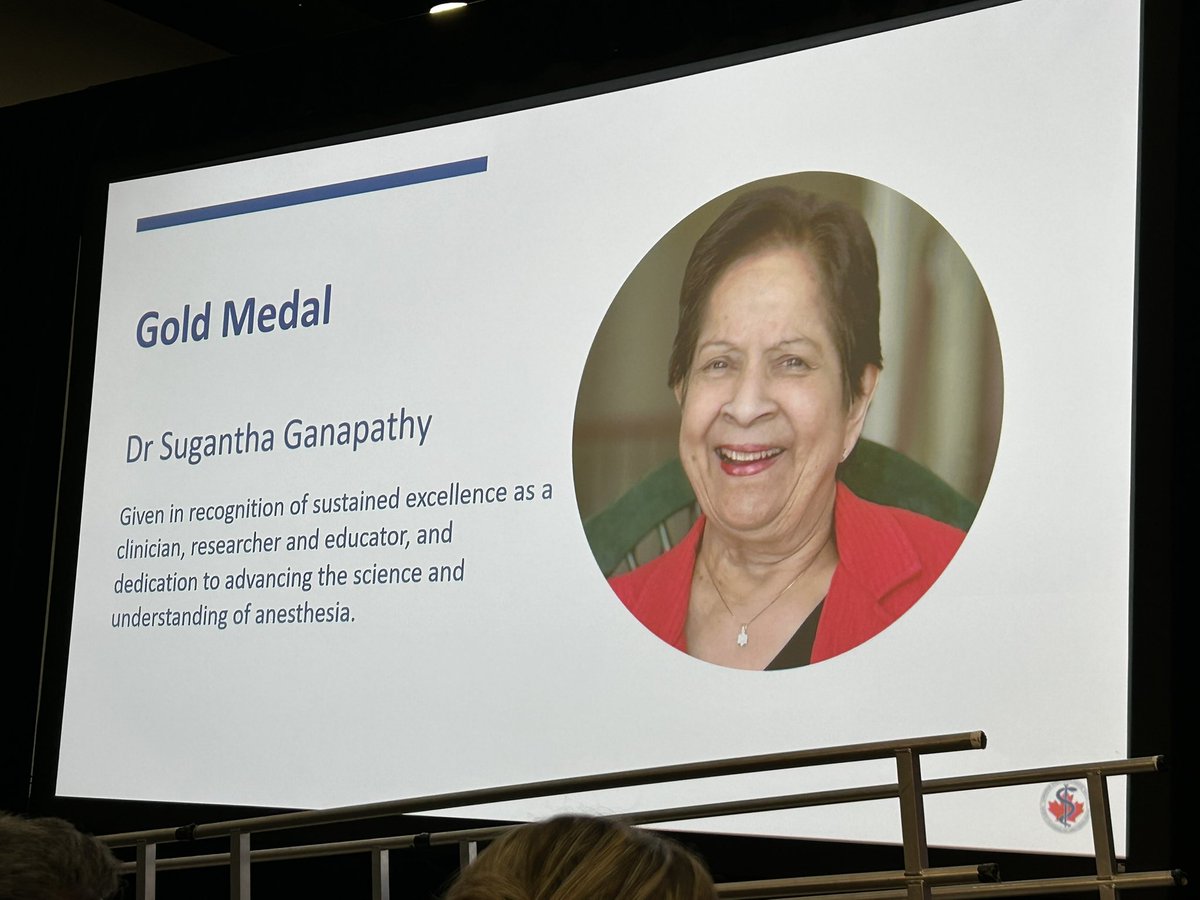 jon_bailey_anes's tweet image. Itโs a true honor to receive the Su Ganapathy Regional Anesthesia research award on the same year that Dr. Sugantha Ganapathy received the CAS Gold Medal!
@CASUpdate @CAS_RegAnes #CASAM25