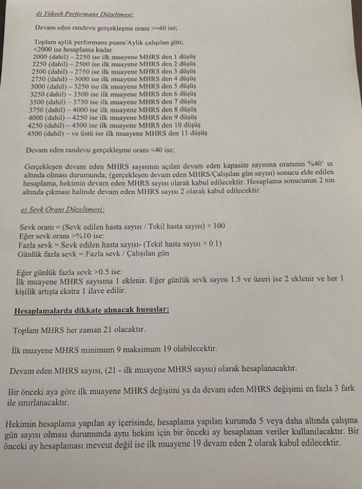 🔴 Hekimi Sayıya, Sağlığı Formüle Sığdıran Sisteme Hayır!

Karmaşık formüllerle kurgulanmış bu sistem; hekimin emeğini, bilgisini ve tıbbi sorumluluğunu randevu sayıları ile değerlendiren, niteliği değil niceliği önceleyen çarpık bir uygulamadır.

Hekimlik, “ne kadar çok hasta o