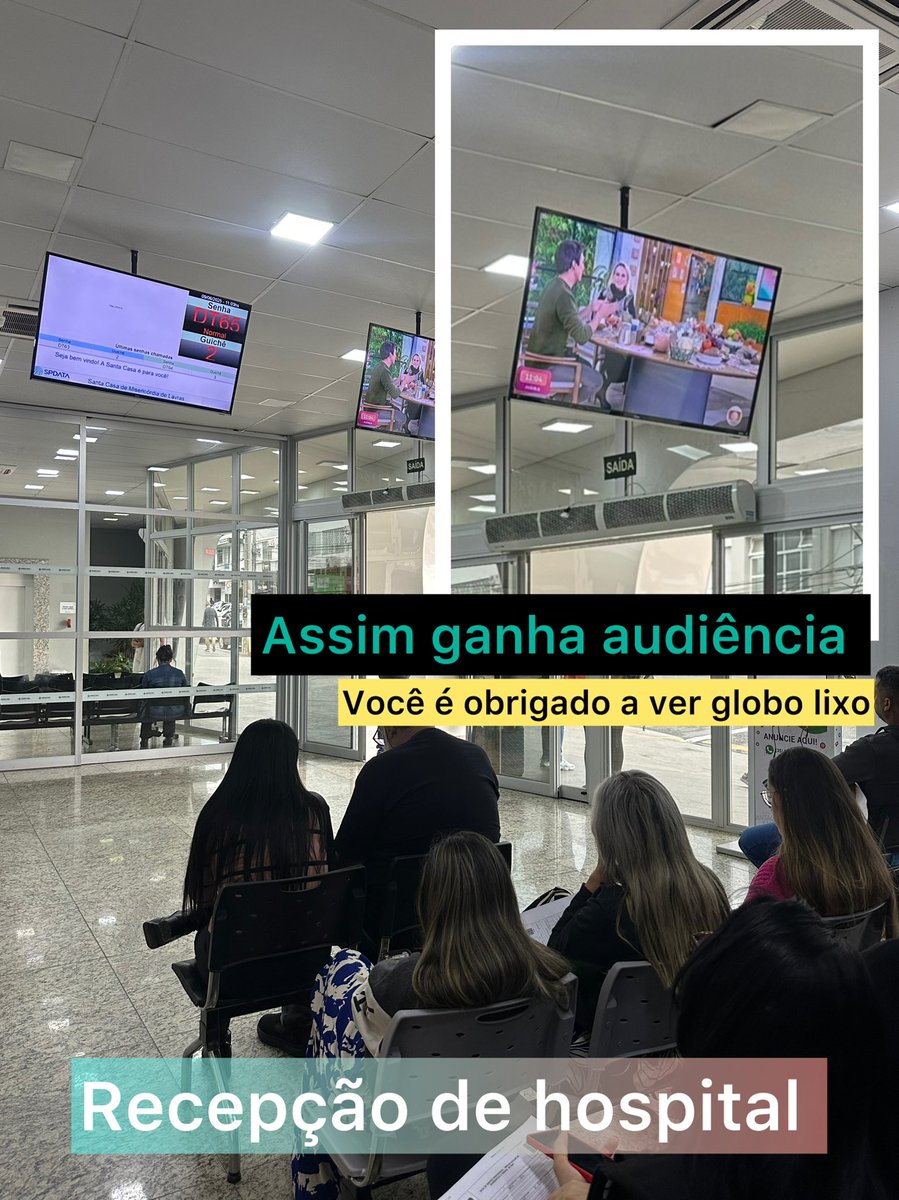 edersonvarejo's tweet image. Assim ganha audiência mesmo ! Não tem algo mais criativo e educativo? #SantaCasa