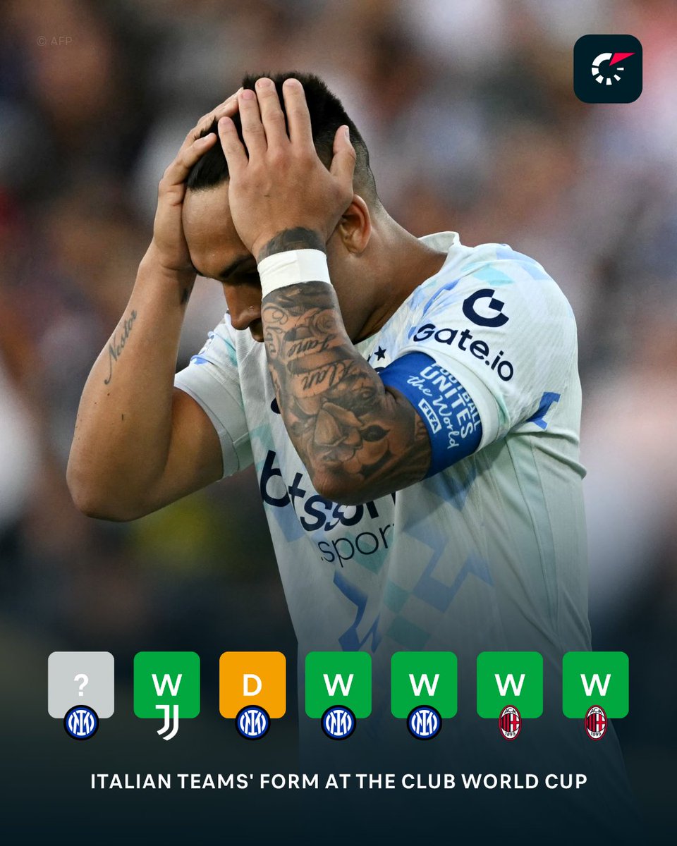 🇮🇹 Inter's draw with Monterrey was the first time an Italian team 𝐅𝐀𝐈𝐋𝐄𝐃 to win a Club World Cup match. Can the Nerazzurri claim their first win this year against Urawa Red Diamonds? flashsco.re/zymn2rb5