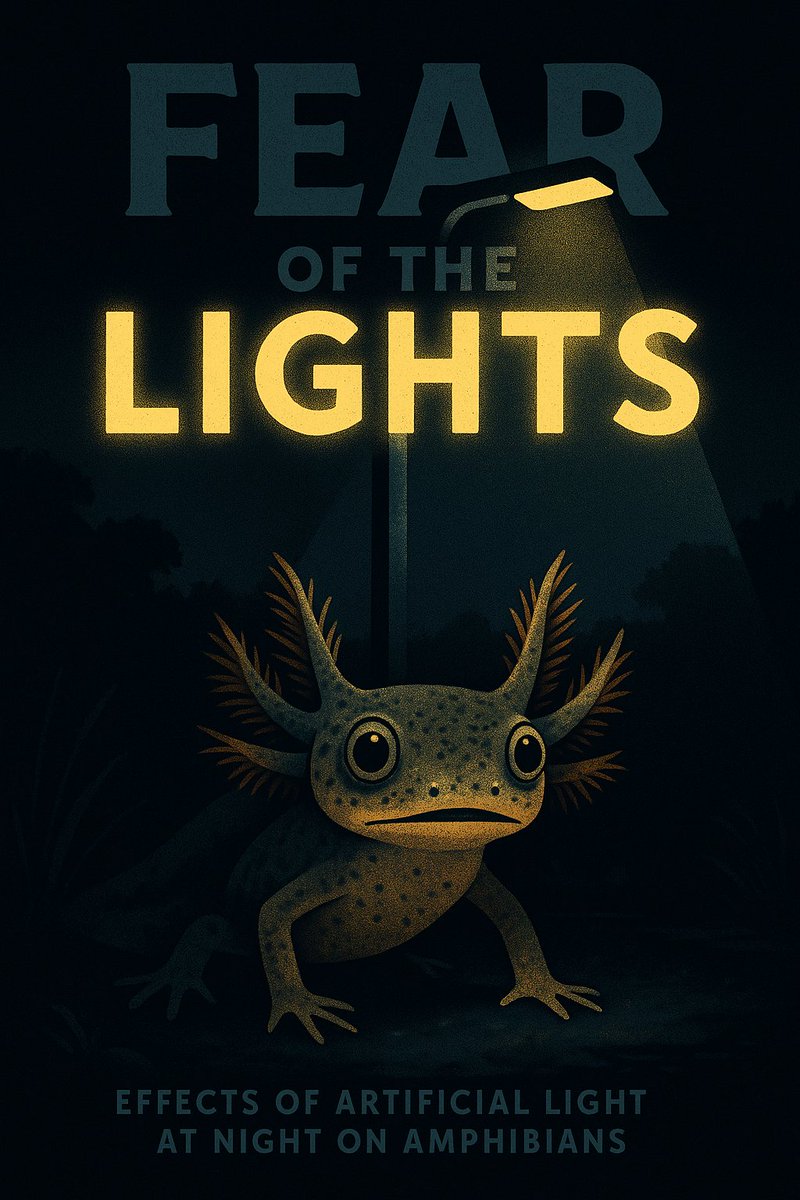 Our preliminary results revealed that exposure to #LED lights can affect metabolic rate, development and body growth of crested newts larvae.

Stay tuned for more info.

#lightpollution #enlight #promis2023 #ALAN #amphibans