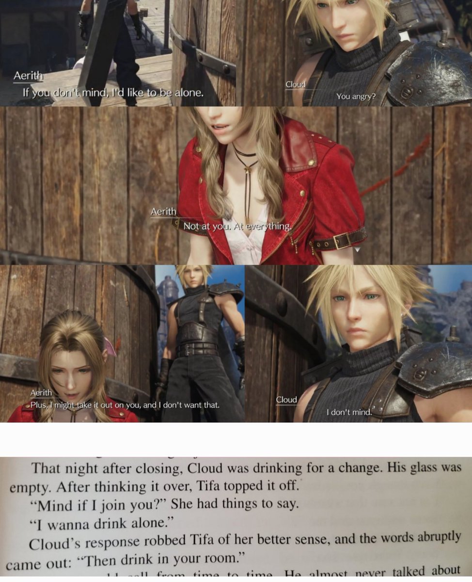 Krysellerith's tweet image. Still thinking about this. the contrast between these two scenes is insane lol