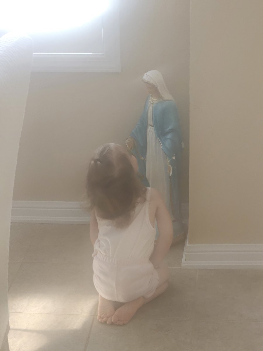 Caught a sacred moment.