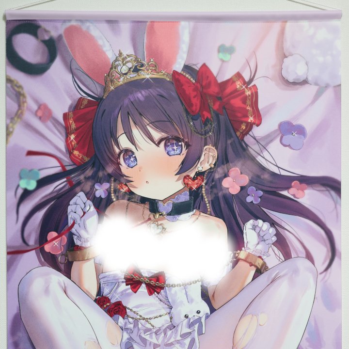 「Royal 艶 by MGC 2025 GW」グッズから3枚目、しゅる版さん（<a href="/shuru_draw/">しゅる版■2日目東モ-23a</a>）のタペストリー❤可愛いうさちゃんの破れたタイツから覗いたアソコはとってもエッ！でした(๑´﹃`๑)💖💖
今日はブログにモザ・ぼかし調査記事をにアップしてます🌟気になる方はプロフィール欄のリンクからお越し下さい😊