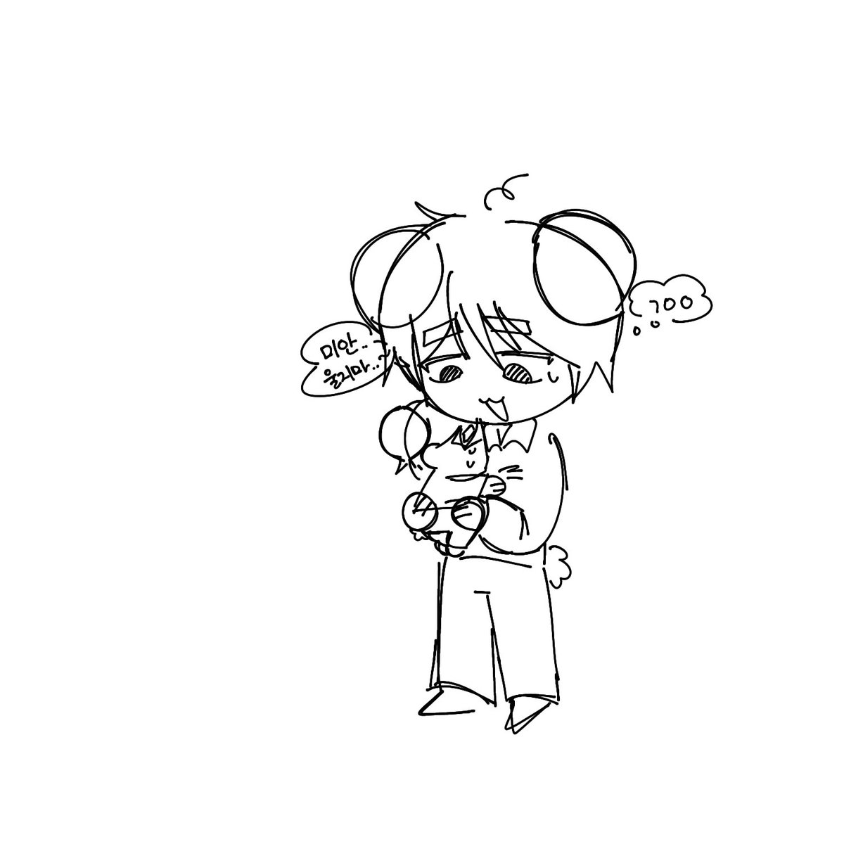 원바 토벤~
#빨간내복야코 #원바